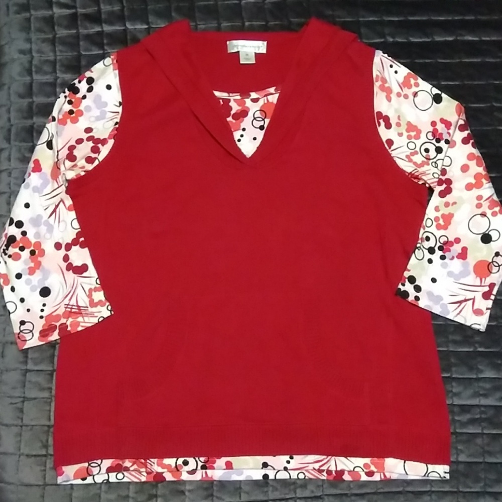 Christopher and Banks caped sweater